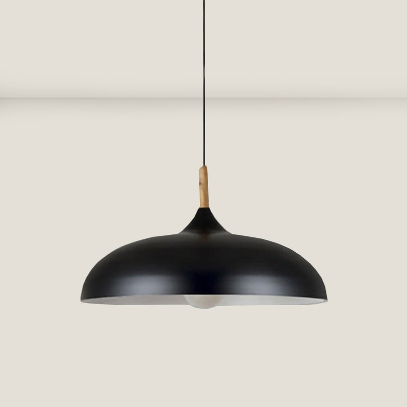 Eichenholz Deckenleuchte im nordischen Design – LED Holz Deckenlampe