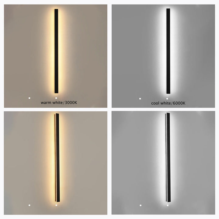 Zenith – Kompakte LED-Wandleuchten mit Bügelverschluss aus Metall für den Innen- und Außenbereich, modernes Design für Garten und Halle