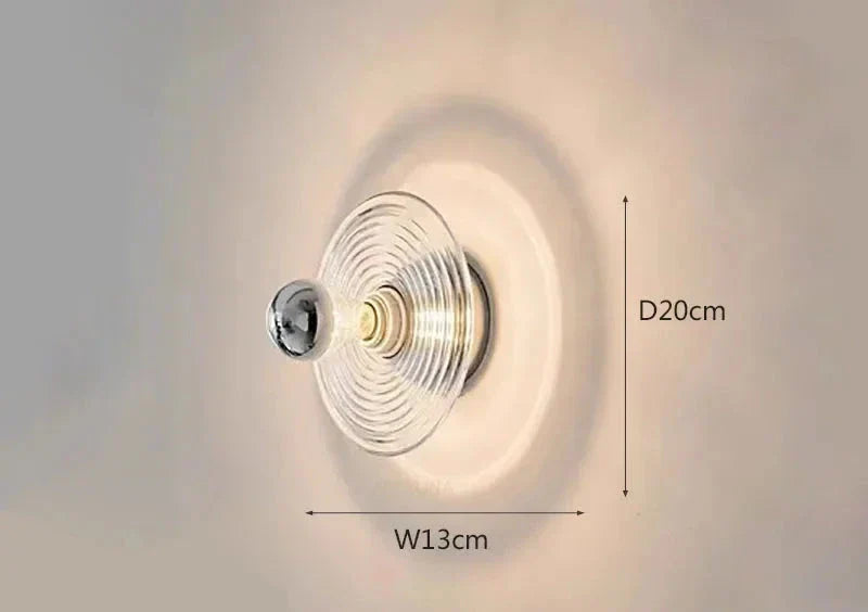 Moderne Wellen-Deckenleuchte – Elegantes Glaslicht für Wohnzimmer oder Schlafzimmer