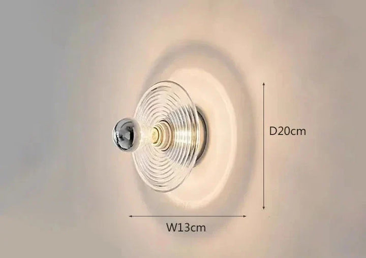 Moderne Wellen-Deckenleuchte – Elegantes Glaslicht für Wohnzimmer oder Schlafzimmer