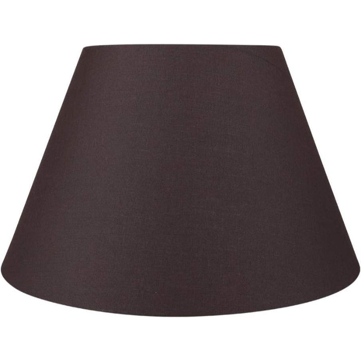 Mittlerer Lampenschirm, Fassstofflampenschirm für Tischlampe und Stehlampe, 7x13x7,8 Zoll, natürlich belüftetes Leinen, handgefertigt, Spinne (weiß)