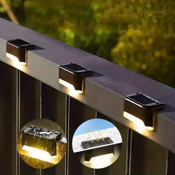 Solar Wandleuchten | Drahtlose LED-Außenbeleuchtung
