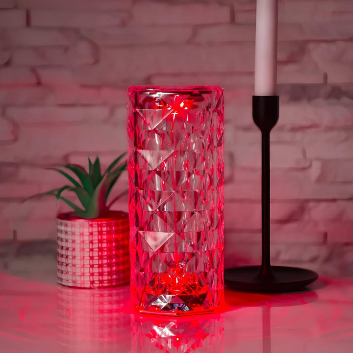 Kristall Tischlampe mit Touch-Steuerung - Aurora