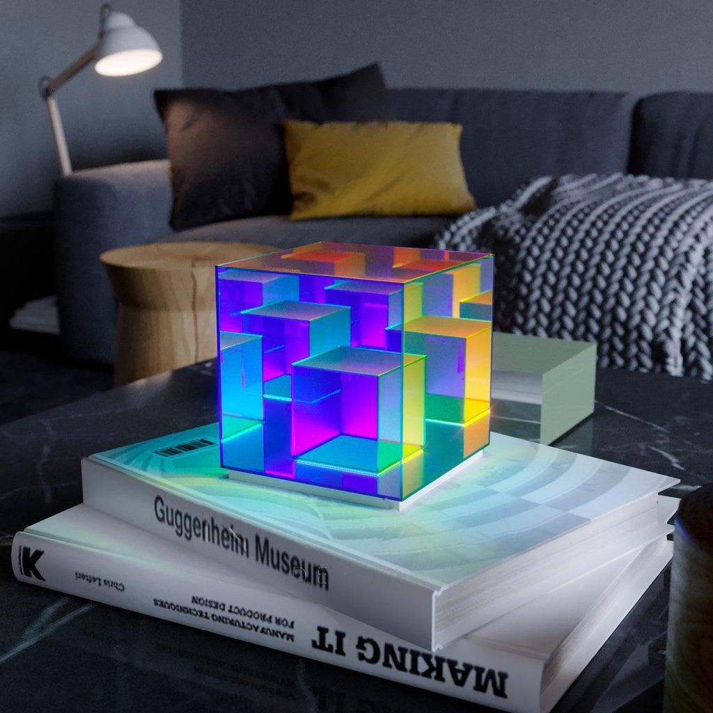 Eternity Rubiks Cube Prisma Lampe
