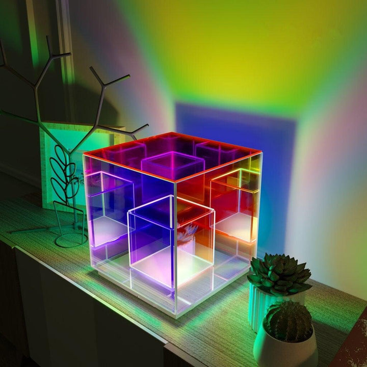 Eternity Rubiks Cube Prisma Lampe