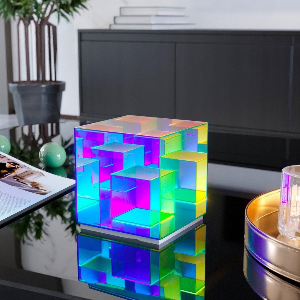 Eternity Rubiks Cube Prisma Lampe