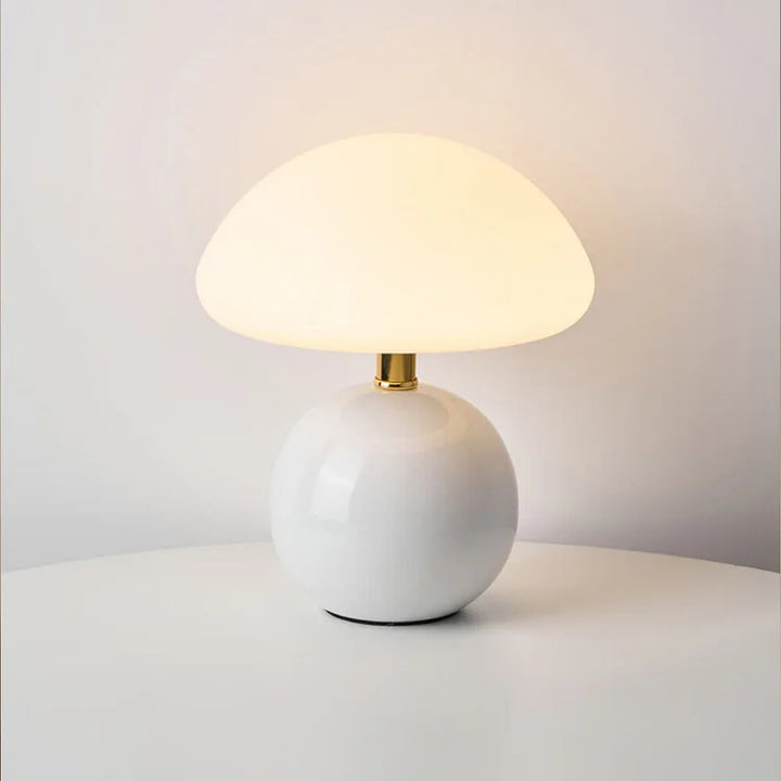 Französische Creme Pilzlampe