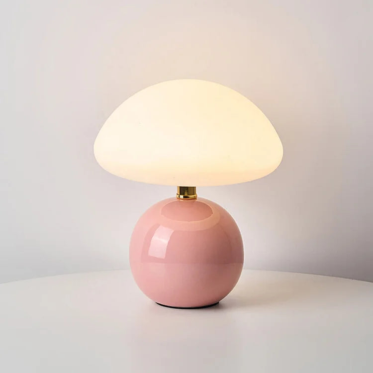 Französische Creme Pilzlampe