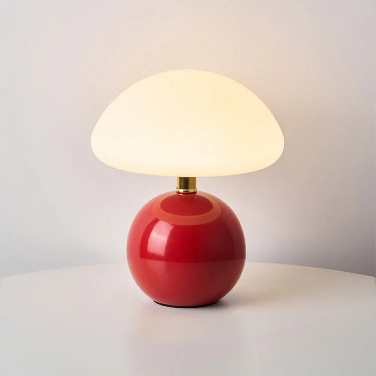Französische Creme Pilzlampe
