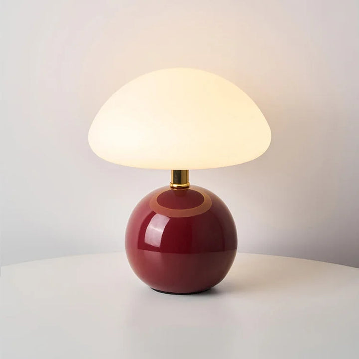 Französische Creme Pilzlampe