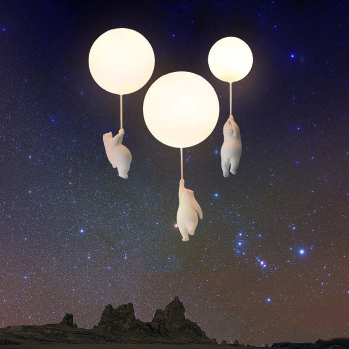 Fateh Deckenleuchten Pendelleuchten Bär Luftballon