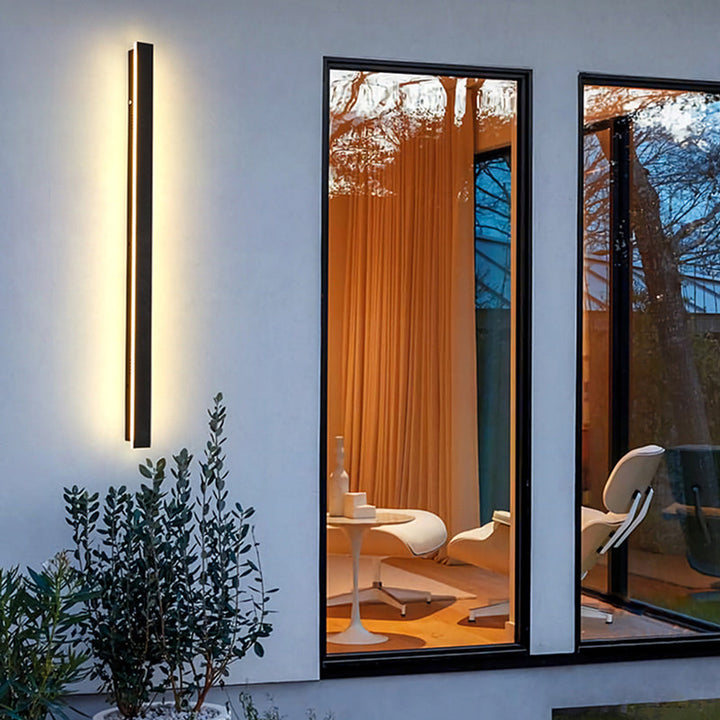 Zenith – Kompakte LED-Wandleuchten mit Bügelverschluss aus Metall für den Innen- und Außenbereich, modernes Design für Garten und Halle