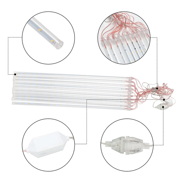 LED Meteor Shower String Light 360 LEDs IP44