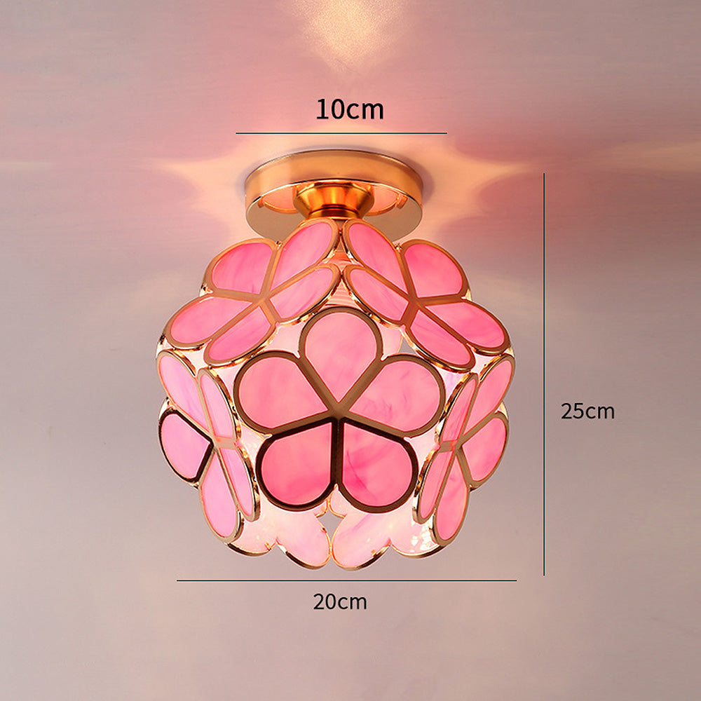 Glas Blume Deckenlampe - FloraGlow