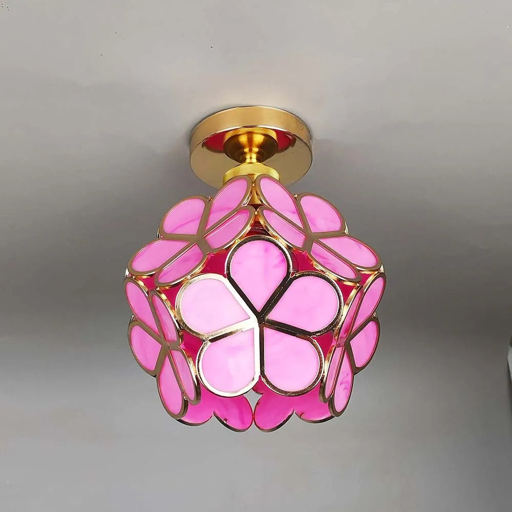 Glas Blume Deckenlampe - FloraGlow