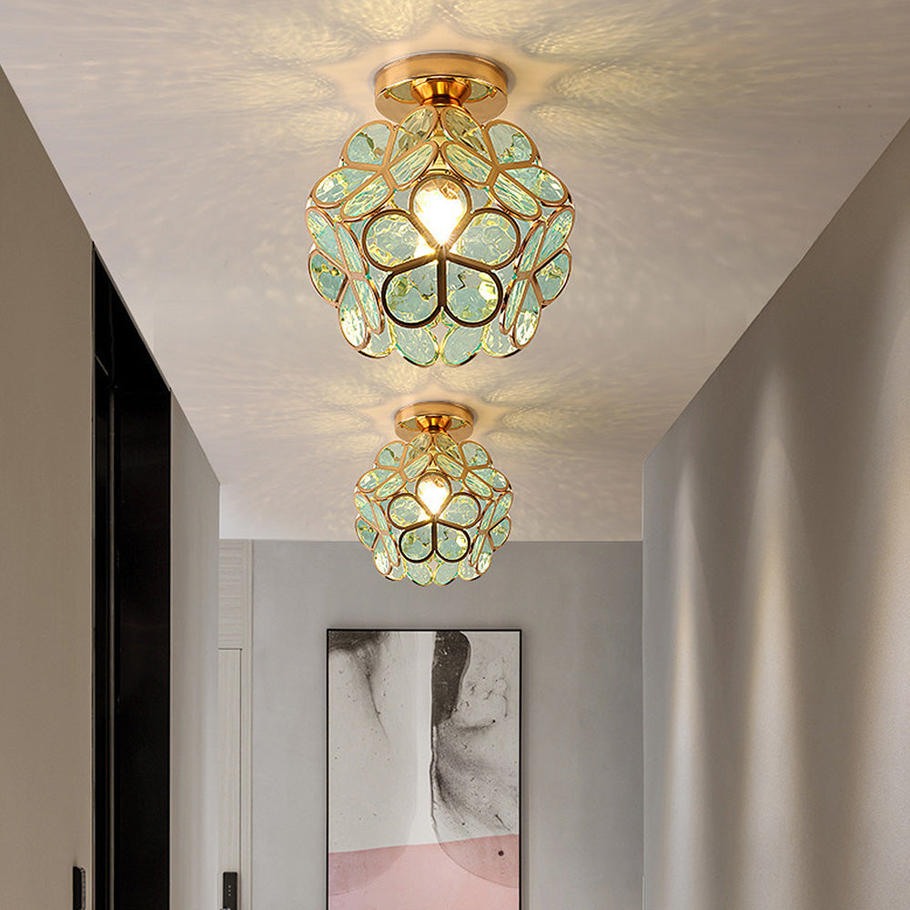 Glas Blume Deckenlampe - FloraGlow