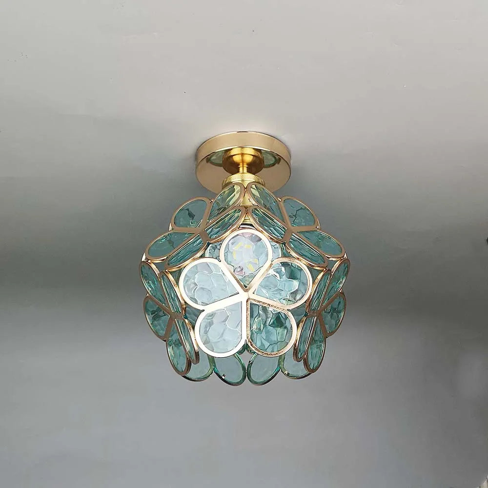 Glas Blume Deckenlampe - FloraGlow