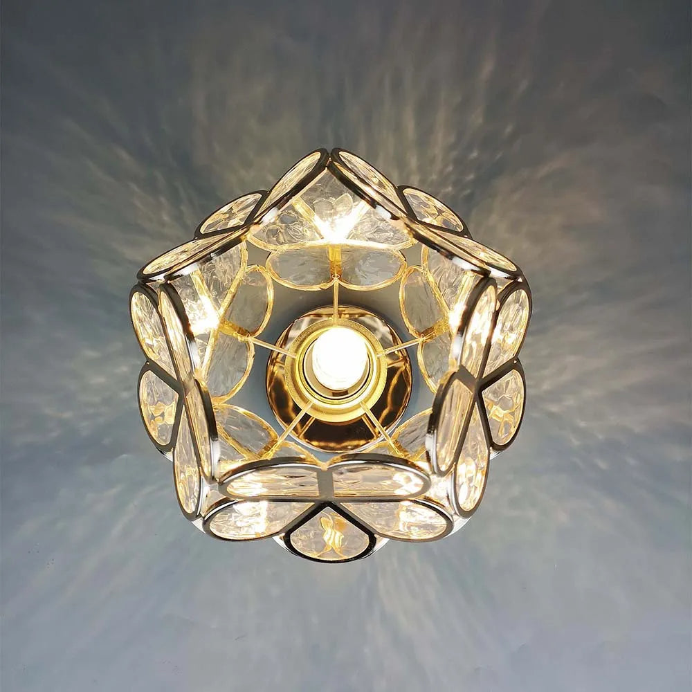 Glas Blume Deckenlampe - FloraGlow