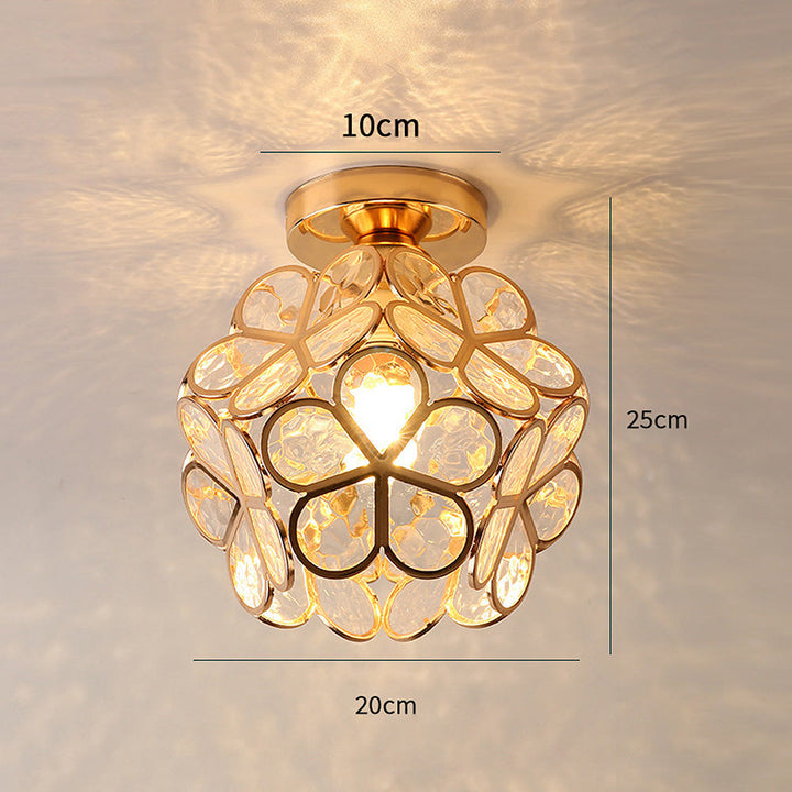 Glas Blume Deckenlampe - FloraGlow
