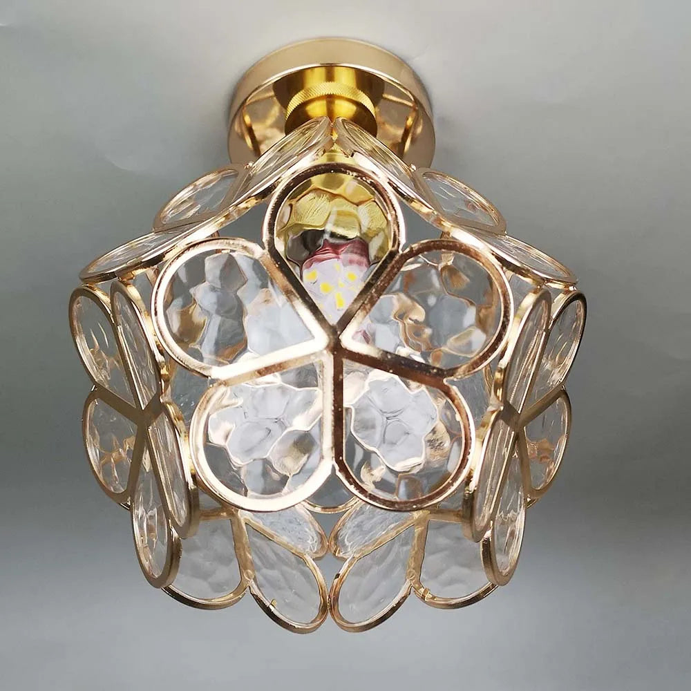 Glas Blume Deckenlampe - FloraGlow