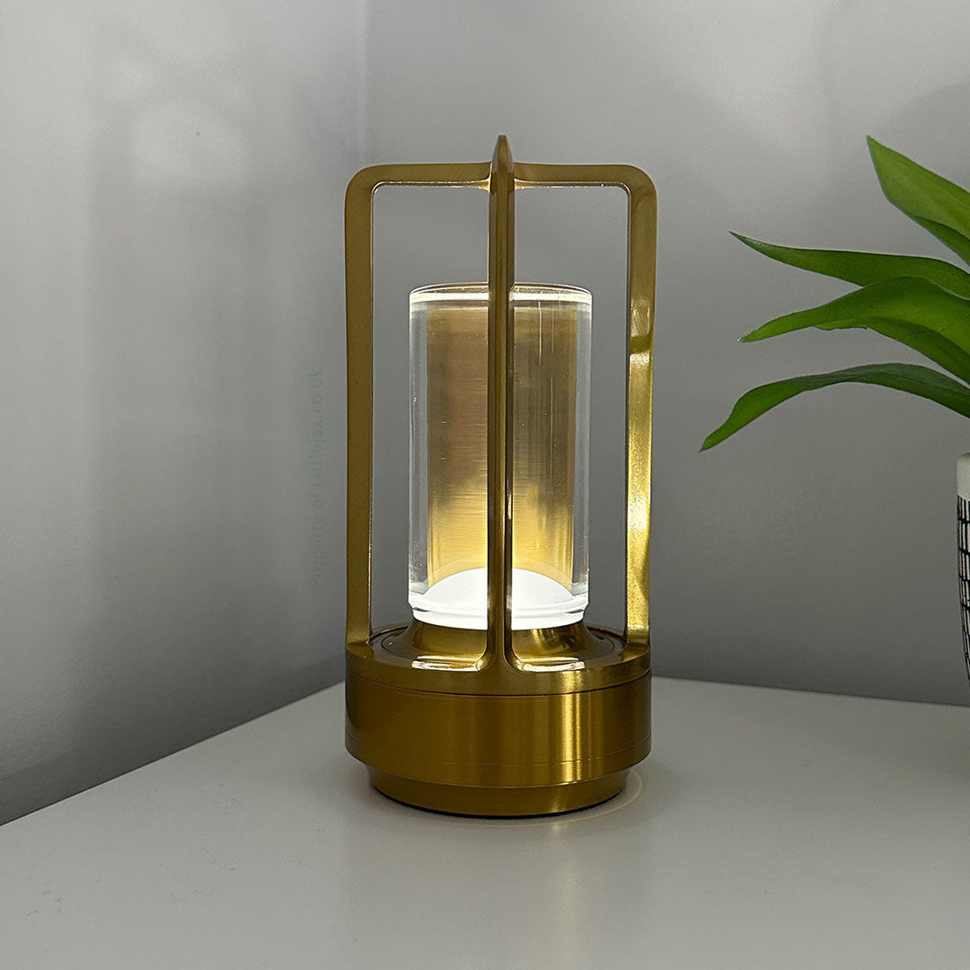 Drahtlose Vintage Laterne Tischlampe