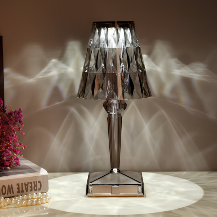 Glänzende Kristalllampe