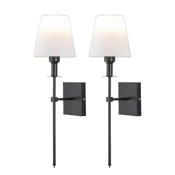 Wiederaufladbares kabelloses Wandleuchten-Set, 2er-Pack