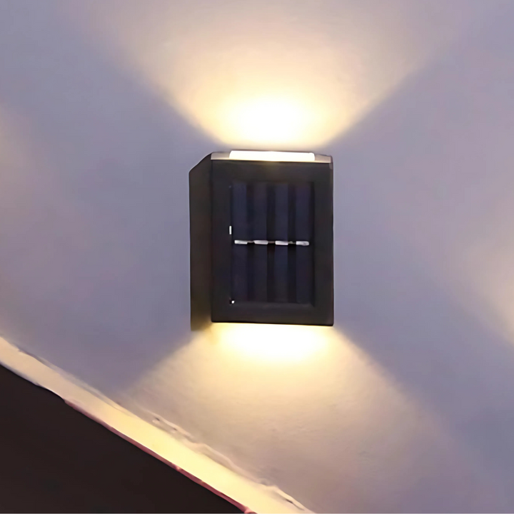 Solar Wandleuchten Außen Wasserdichte LED Lampe