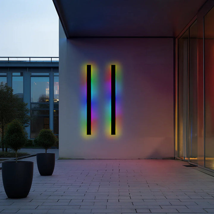 Zenith – Kompakte LED-Wandleuchten mit Bügelverschluss aus Metall für den Innen- und Außenbereich, modernes Design für Garten und Halle