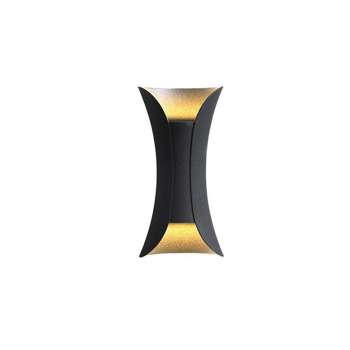 Elegante wasserdichte LED-Lampen mit geschwungener Form für den Garten