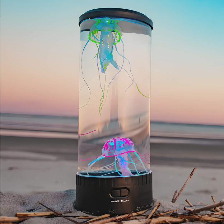 Beruhigende LED Quallen Tischlampe