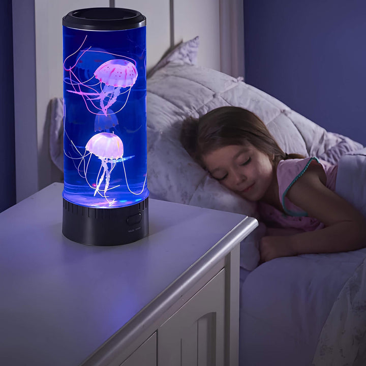 Beruhigende LED Quallen Tischlampe