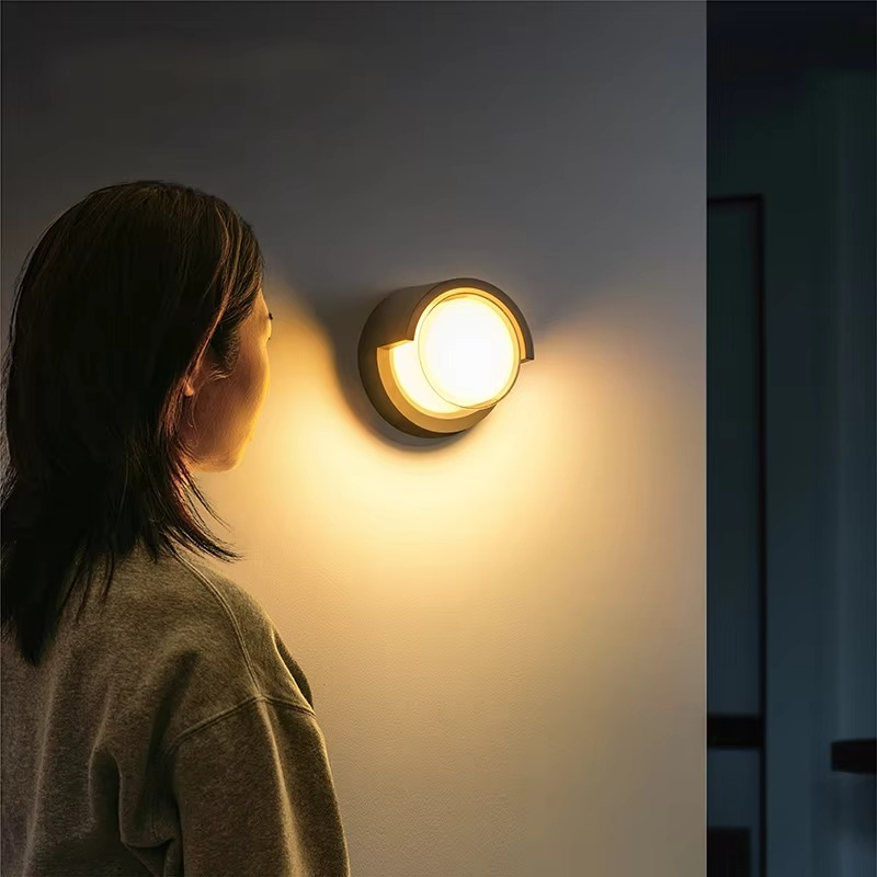 Wasserdichte LED-Wandleuchten mit Bewegungssensor