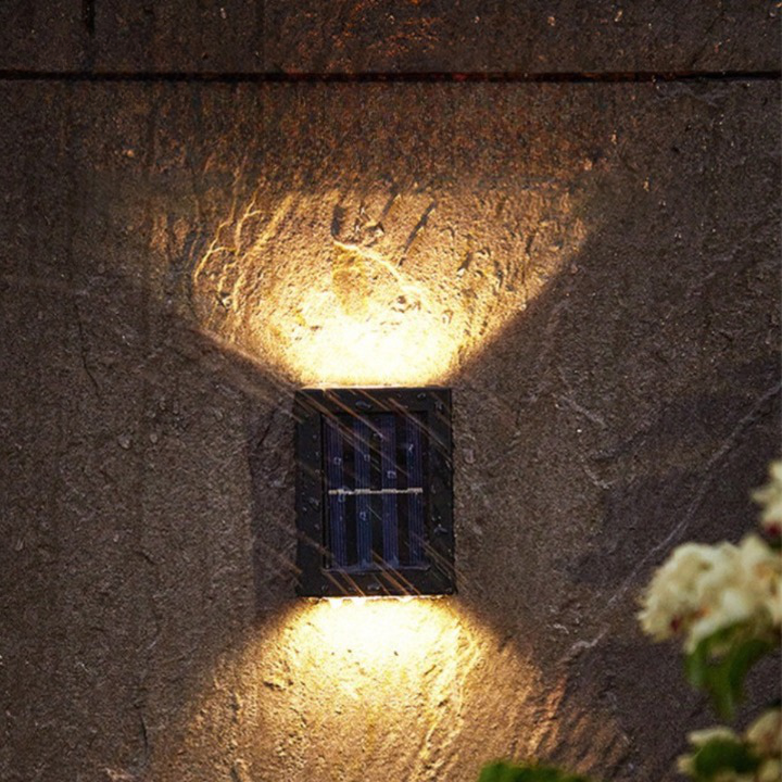 Luxus Drahtlose Solar LED Wandlampen - SolarGlow