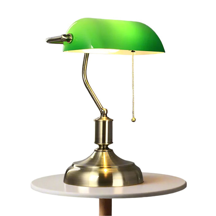 LuxeLume - Elegante Glas-Tischlampe für zeitloses Licht