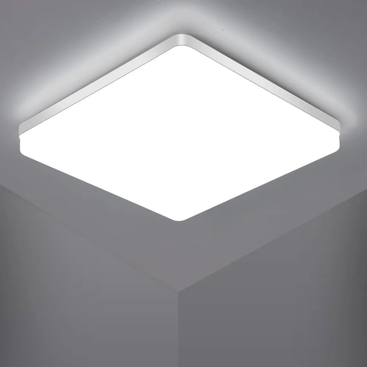 Quadratische LED-Deckenleuchte – Gleichmäßiges, Angenehmes Licht | Suitable für Wohnzimmer & Badezimmer