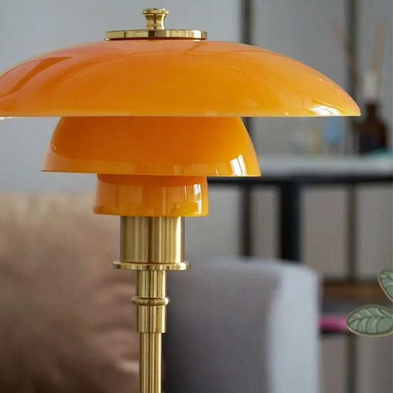 Nordische Glas Tischlampe – Minimalistische LED-Lampe für zu Hause