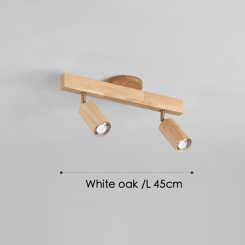 Verstellbare Holz-Deckenlampe Minimalistisch Massives Holz