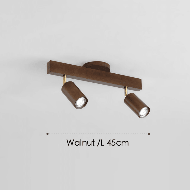 Verstellbare Holz-Deckenlampe Minimalistisch Massives Holz