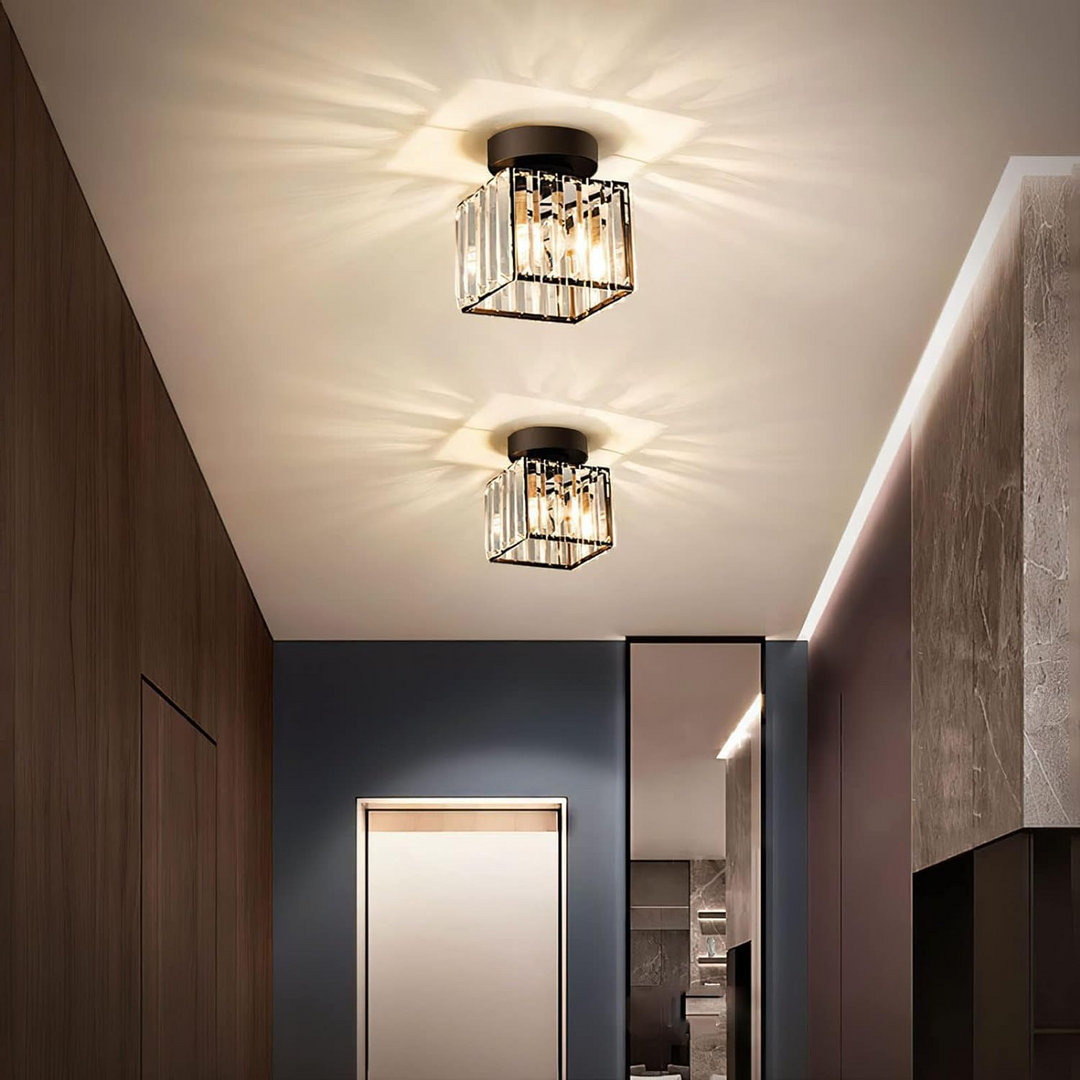 Moderne Kristall-Deckenlampe - CrystalGlow