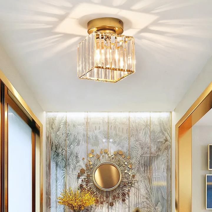 Moderne Kristall Deckenleuchte - CrystalGlow