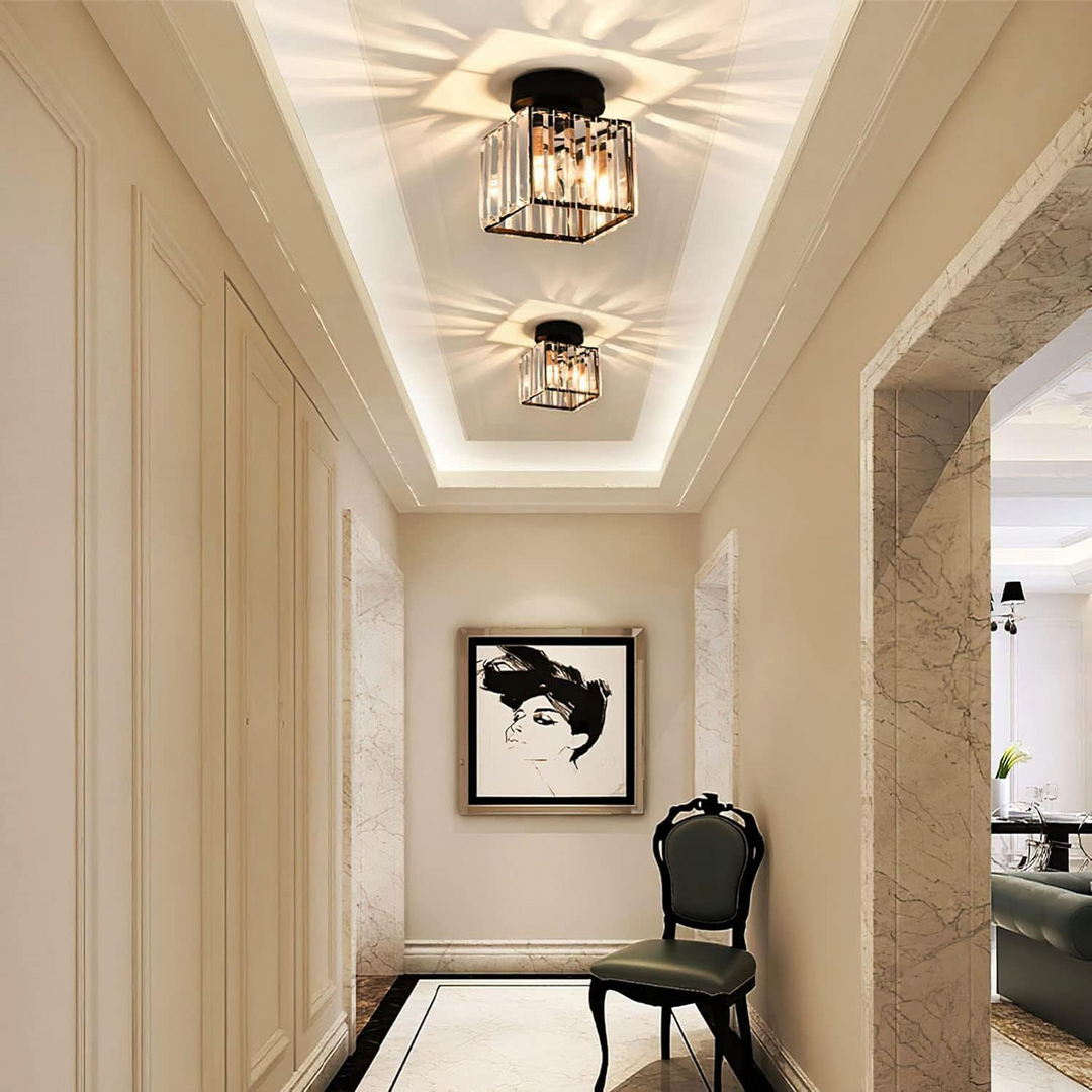 Moderne Kristall Deckenleuchte - CrystalGlow