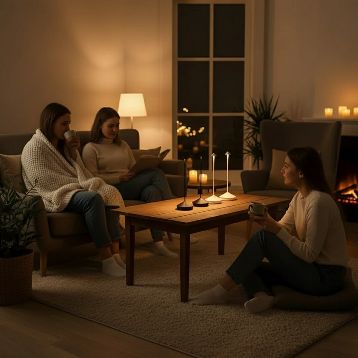 ClarityGlow – Kabellose LED-Tischlampe