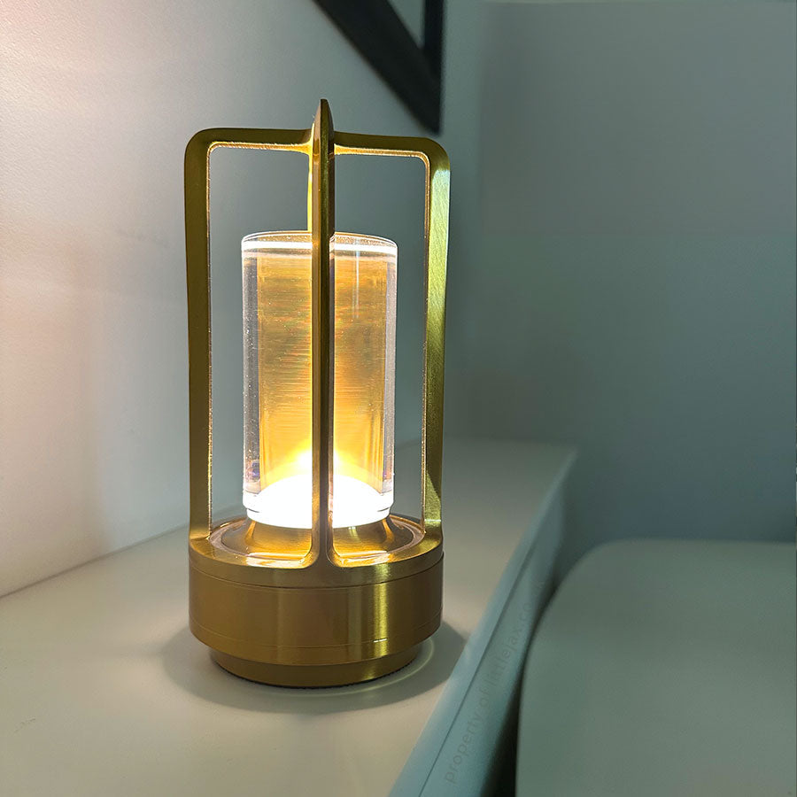 Drahtlose Vintage Laterne Tischlampe