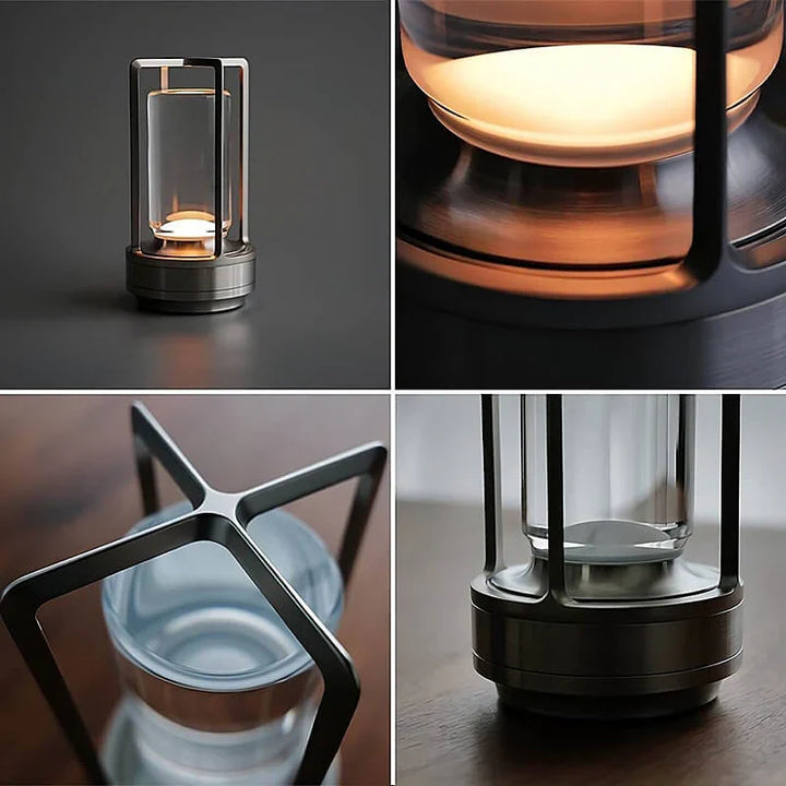 Wasserdichte und tragbare Kristall-Tischlampe - AuroraGlow
