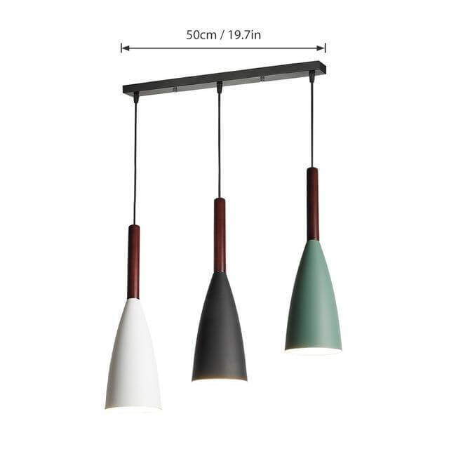Moderne elegante nordische Stil farbenfrohe Pendelleuchte