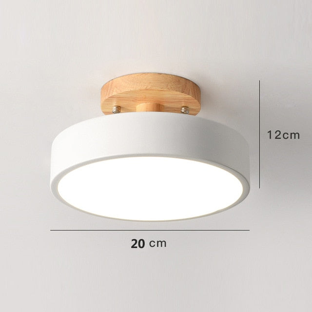 Farbenfrohe Nordic LED Deckenleuchte