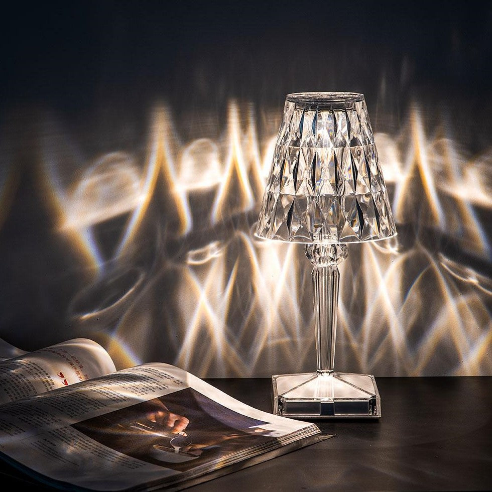 Glänzende Kristalllampe