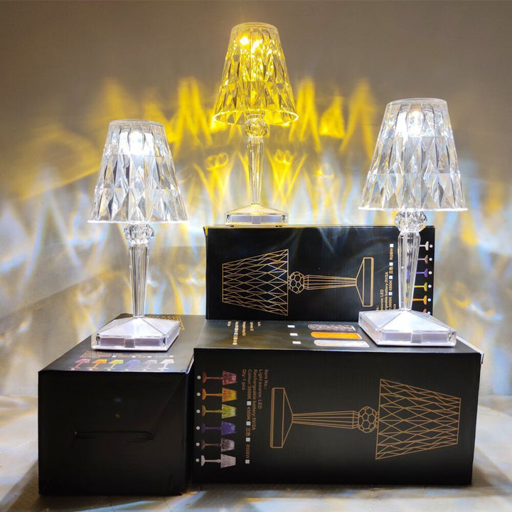 Diamant Acryl Tischlampe