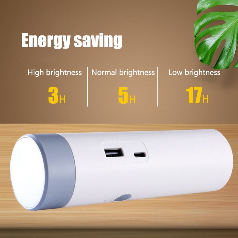 LED Mini Rechargeable Power Bank Schreibtischlampe